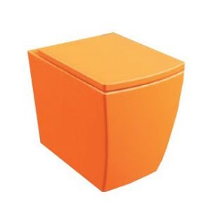 Унитаз подвесной Style G-050 оранжевый | Стиль