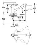 Смеситель для кухни Grohe Concetto 32659