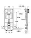 Инсталляция для унитаза Grohe Rapid SL 38813