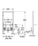 Инсталляция для биде Grohe Rapid SL 38545