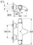 Термостат для ванны Grohe Grohtherm 3000 34185