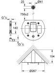 Комплект углового монтажа Grohe 45093