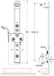 Душевая панель Grohe Aquatower 3000 27027