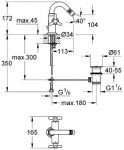 Смеситель для биде Grohe Atrio 24027