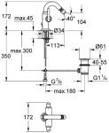 Смеситель для биде Grohe Atrio 24026