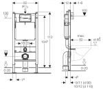 Инсталляция для унитаза Geberit Duofix 458.160.00.1 