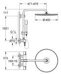 Душевая система Grohe Rainshower 27174