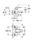 Смеситель для ванны Grohe Europlus New 33553 002