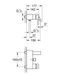 Смеситель для ванны Grohe Allure 32148