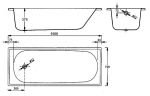 Стальная ванна BLB Europa B50ESLS 150x70 