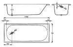 Стальная ванна BLB Europa B70ESLS 170x70 