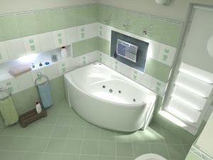 Акриловая ванна Bas Фэнтази 150 | Купить ванну Бас Фэнтази Левая/Правая
