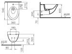 Подвесное биде Vitra Form 500 4307B003 