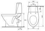 Унитаз Cersanit Scandinavian 7100