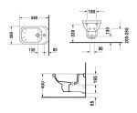 Подвесное биде Duravit 1930 0266100000 