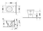 Унитаз приставной Duravit Starck 3 0124090000 с микролифтом