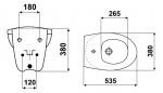 Подвесное биде Hybner Aga 0310