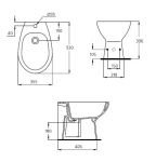 Напольное биде Ideal Standard Ecco W804001