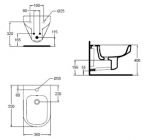 Подвесное биде Ideal Standard Playa J492801
