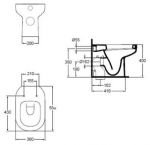 Унитаз приставной Ideal Standard Playa J492501 с микролифтом