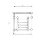 Полотенцесушитель Migliore Edward ML.EDW-HY.600 BR бронза