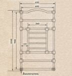 Полотенцесушитель Migliore Edward ML.EDW-HY.610 CR хром