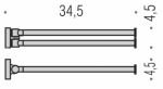 Двойной полотенцедержатель Colombo Plus W4913