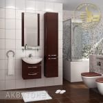 Комплект мебели Акватон Ария 50 М коричневый