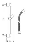 Душевая штанга Hansgrohe Unica 'S 27727