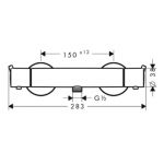 Термостат для душа Hansgrohe Ecostat S 13235 