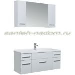 Комплект мебели Акванет Данте 110 зеркало-шкаф