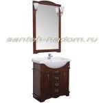 Комплект мебели Акванет Луис 80 цв.темный орех 