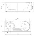 Акриловая ванна Акватек Афродита 170х70 