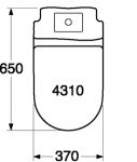 Унитаз Gustavsberg Artic Duo 4310