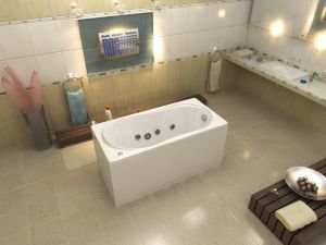 Акриловая ванна Bas Лима 130 | Купить акриловую ванну Бас Лима
