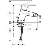 Смеситель для биде Hansgrohe Focus E² 31920