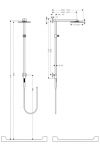 Душевая система Hansgrohe Raindance Connect Showerpipe 27164