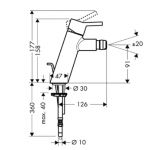 Смеситель для биде Hansgrohe Talis S² 32240