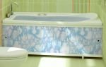 Экран под ванну Метакам Кварт мрамор голубой 170 см
