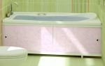Экран под ванну Метакам Кварт розовый иней150 см