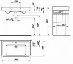 Раковина 85х48 см Laufen Pro 1395.6 