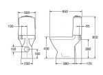 Унитаз Gustavsberg Logic Duo 5695 с микролифтом