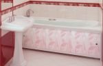 Экран под ванну Метакам Монолит-М розовый 150 см