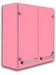 Шкаф подвесной Норта-Аква Астор 04 розовый