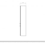 Пенал Verona 2 подвесной VN 302 R/L