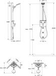 Душевая панель Hansgrohe Comfort Plus 26344