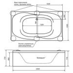 Акриловая ванна Triton Атлант 205х120 