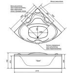 Акриловая ванна Triton Троя 150х150 